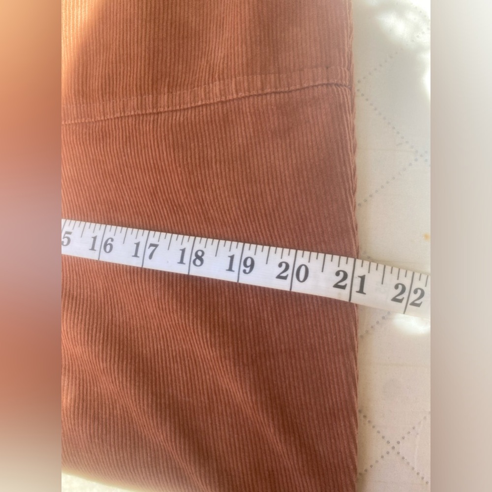 Brown Corduroy Button From Patch Pocket Overalls … - image 8